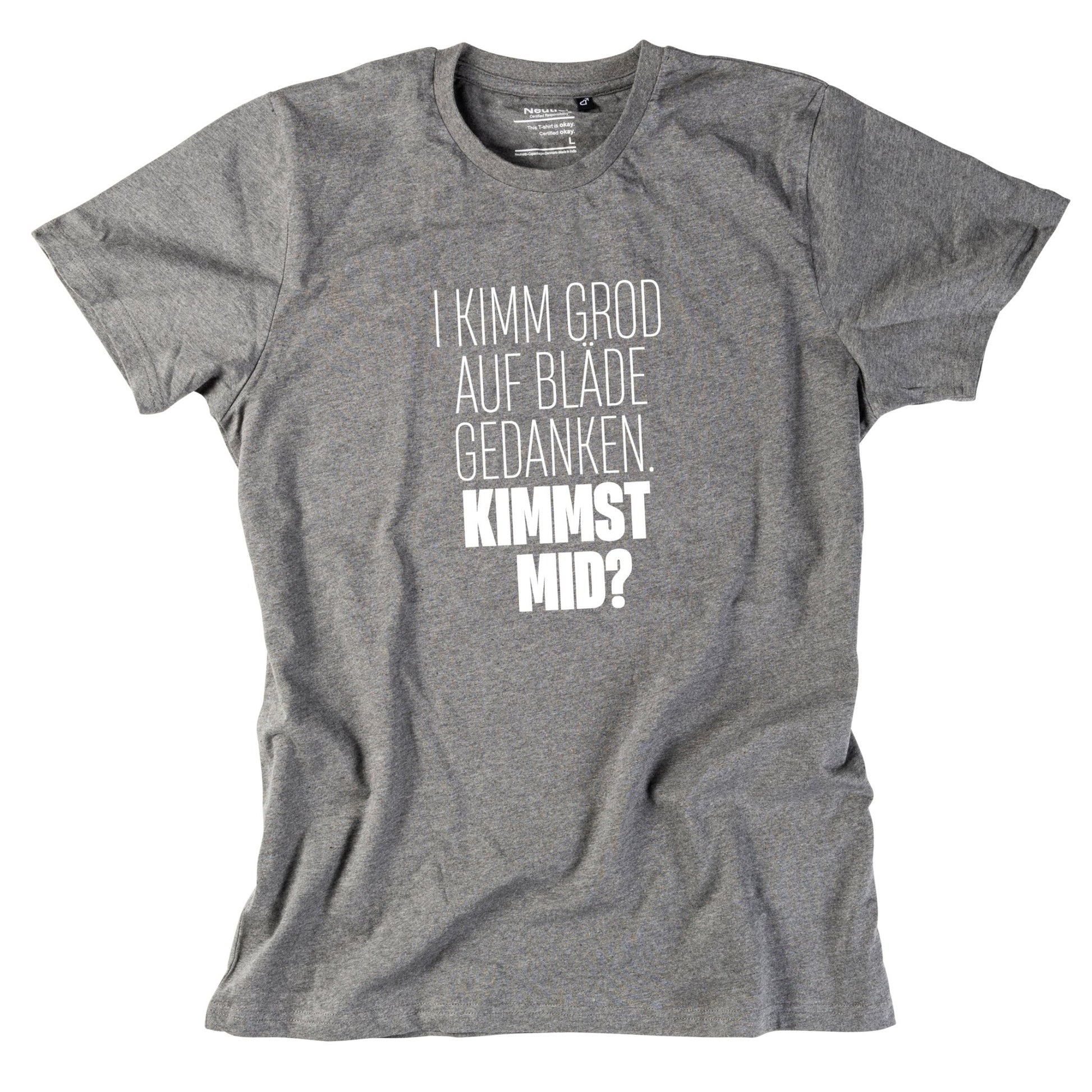 Herren - Shirt "Bläde Gedanken" - meinherzschlag.de