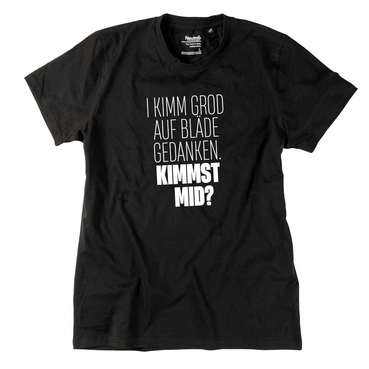 Herren - Shirt "Bläde Gedanken" - meinherzschlag.de
