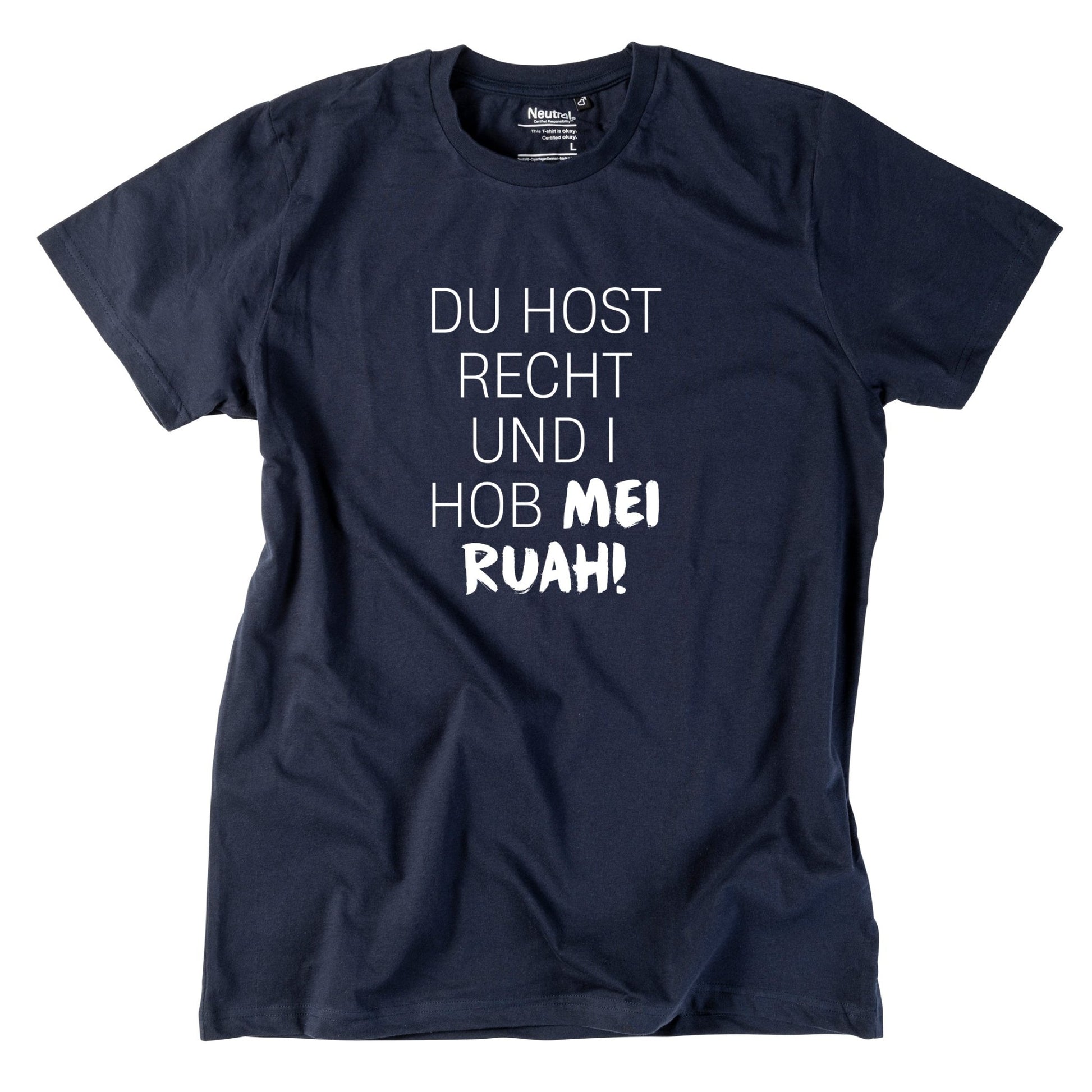 Herren - Shirt "Du host Recht!" - meinherzschlag.de