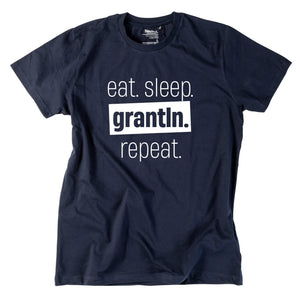 Herren - Shirt "Eat. Sleep. Grantln. Repeat." - meinherzschlag.de