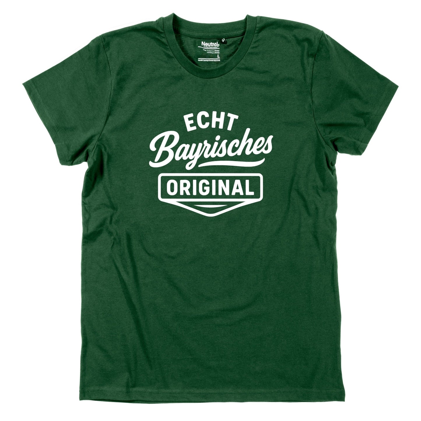Herren - Shirt "Echt bayrisches Original" - meinherzschlag.de
