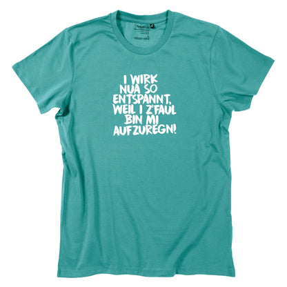 Herren - Shirt "Entspannt" - meinherzschlag.de