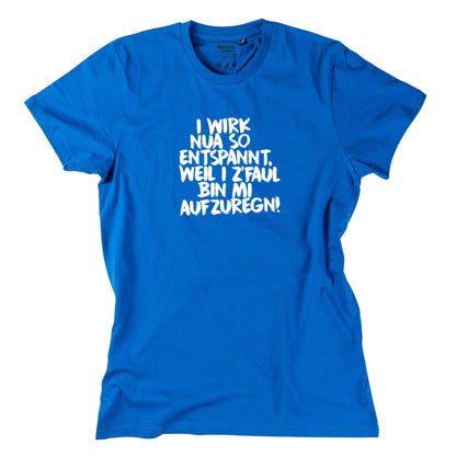 Herren - Shirt "Entspannt" - meinherzschlag.de