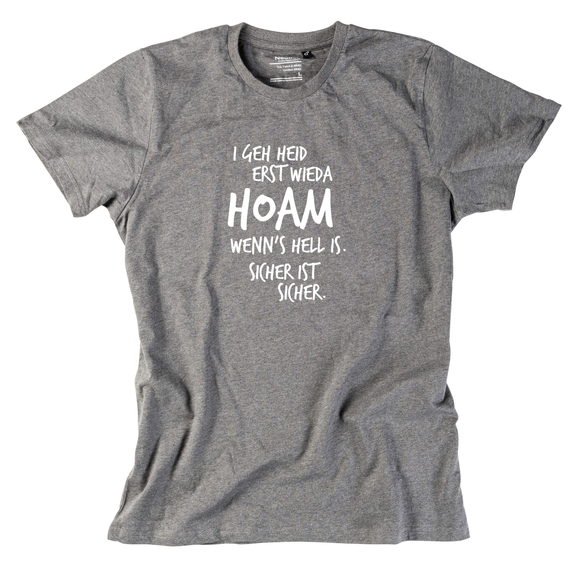 Herren - Shirt "Erst wieda HOAM" - meinherzschlag.de