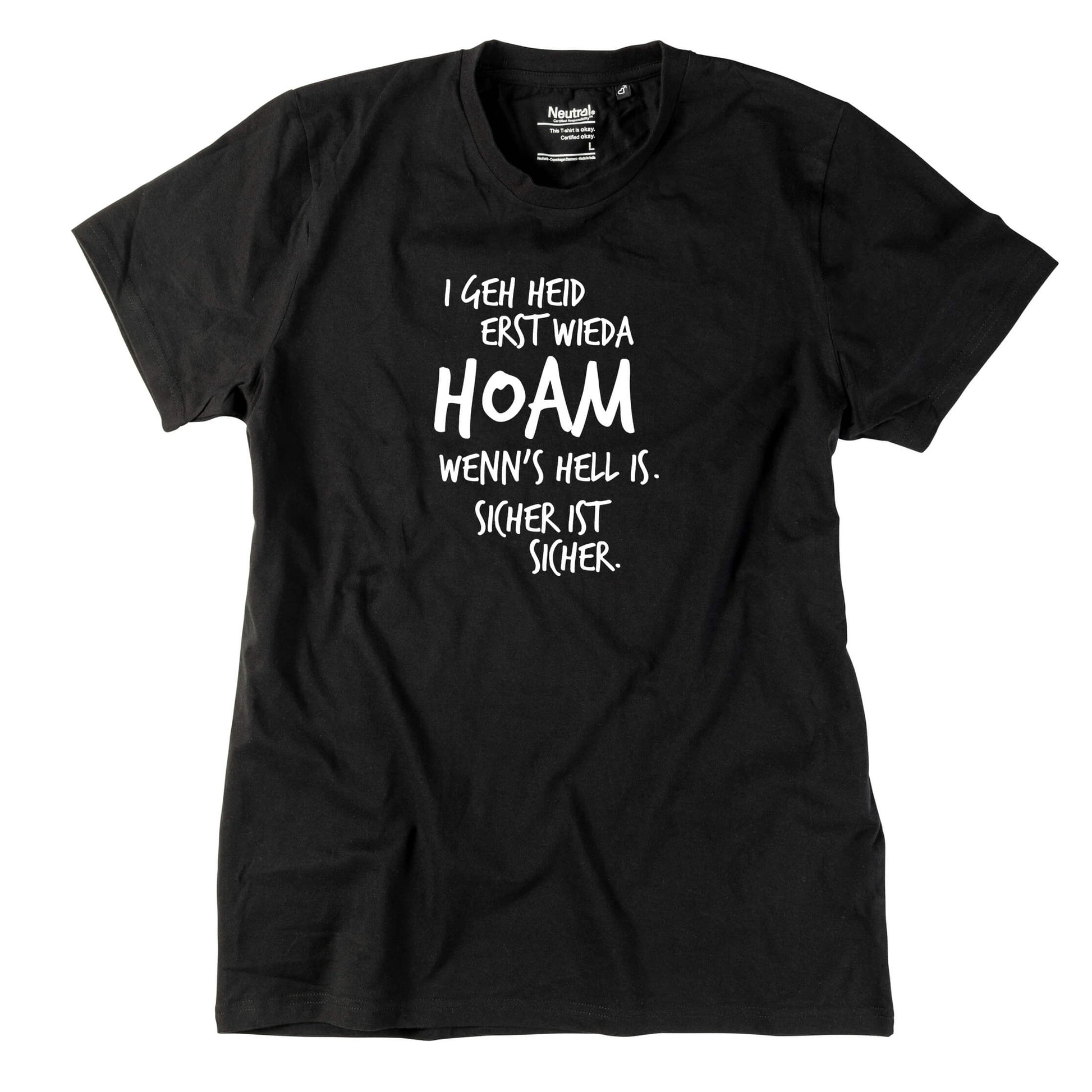 Herren - Shirt "Erst wieda HOAM" - meinherzschlag.de
