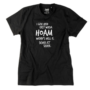 Herren - Shirt "Erst wieda HOAM" - meinherzschlag.de
