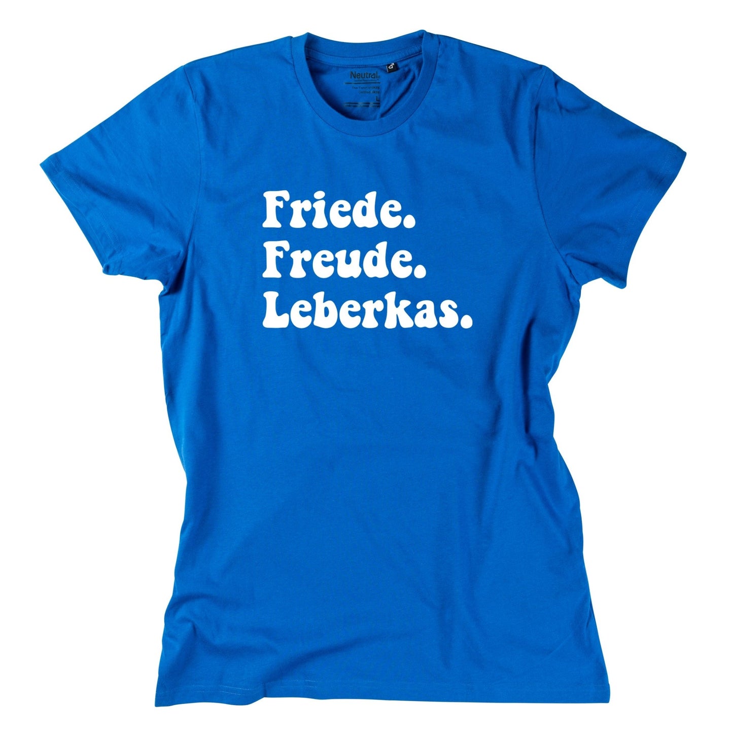 Herren - Shirt "Friede. Freude. Leberkas." - meinherzschlag.de