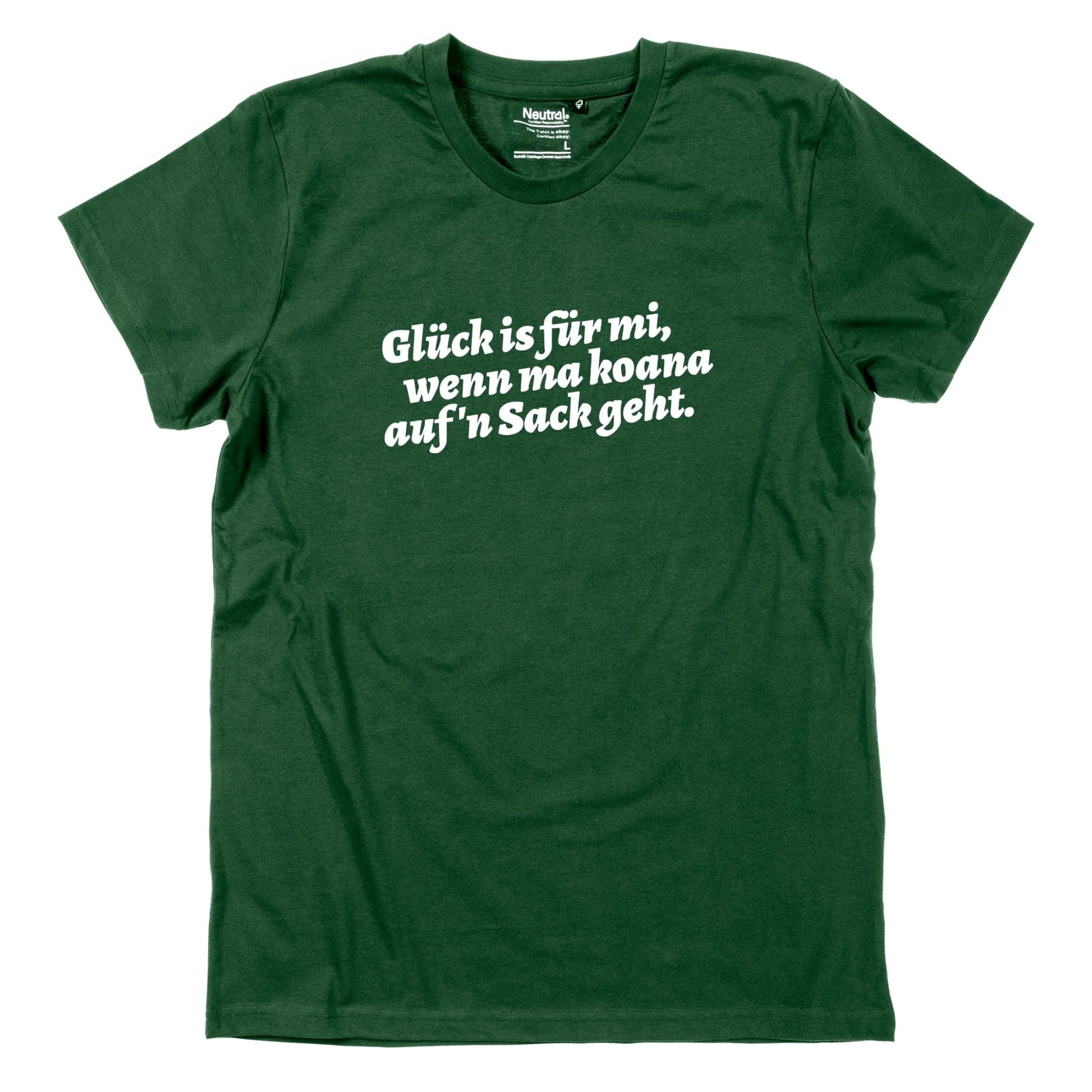 Herren - Shirt "Glück is für mi" - meinherzschlag.de