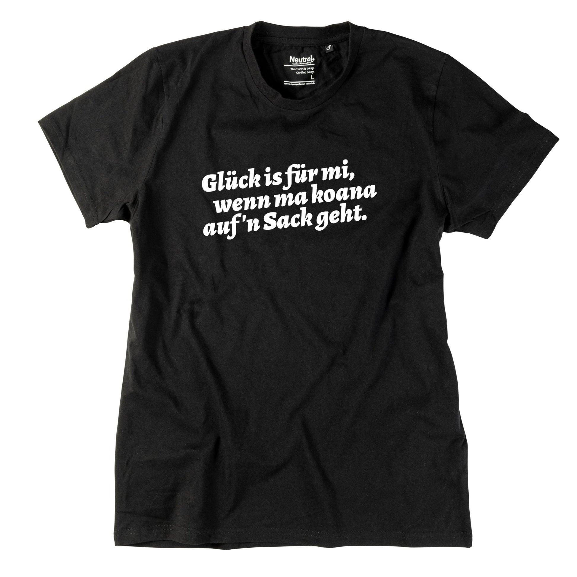 Herren - Shirt "Glück is für mi" - meinherzschlag.de
