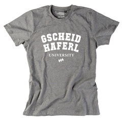 Herren-Shirt "Gscheidhaferl University"