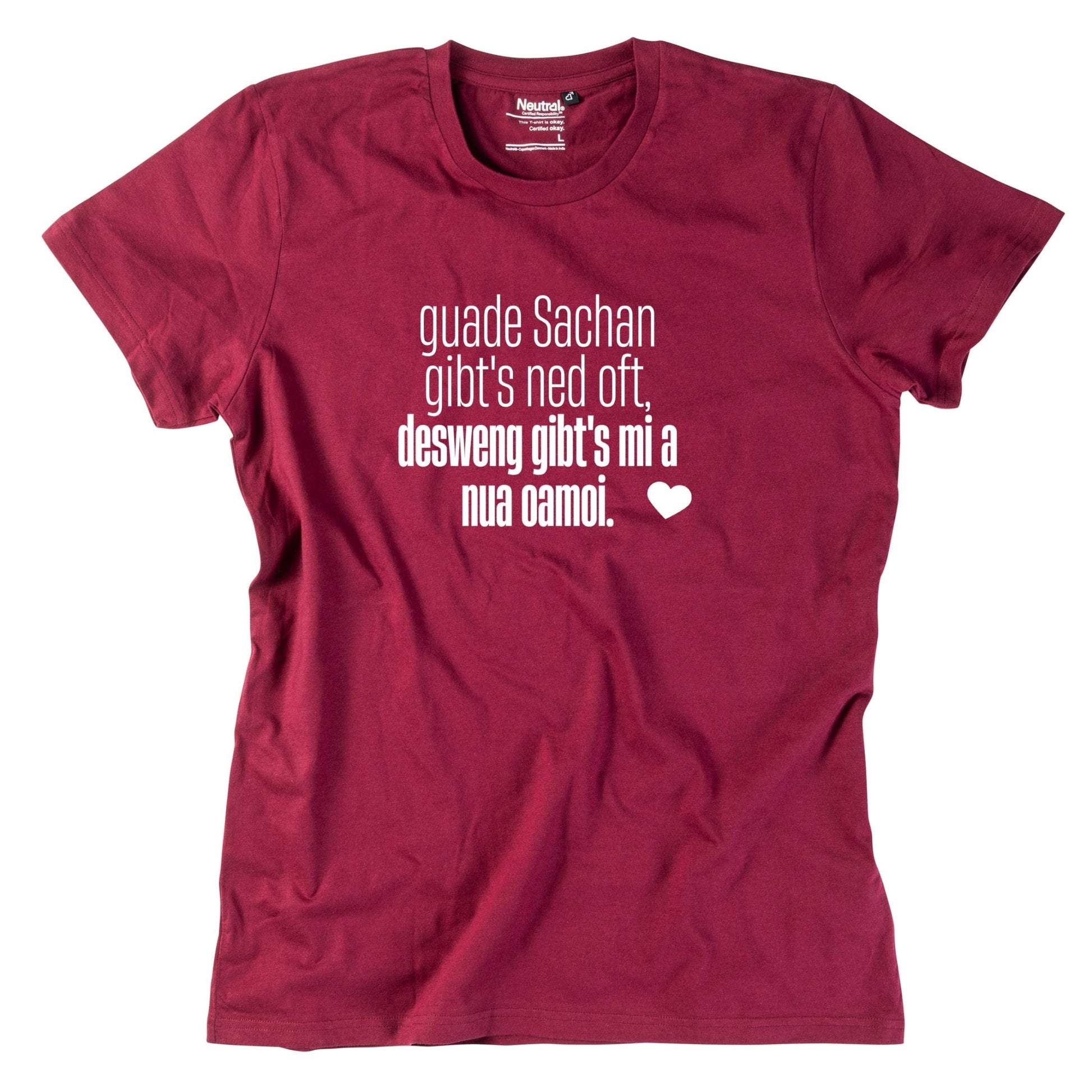 Herren - Shirt "Guade Sachan" - meinherzschlag.de