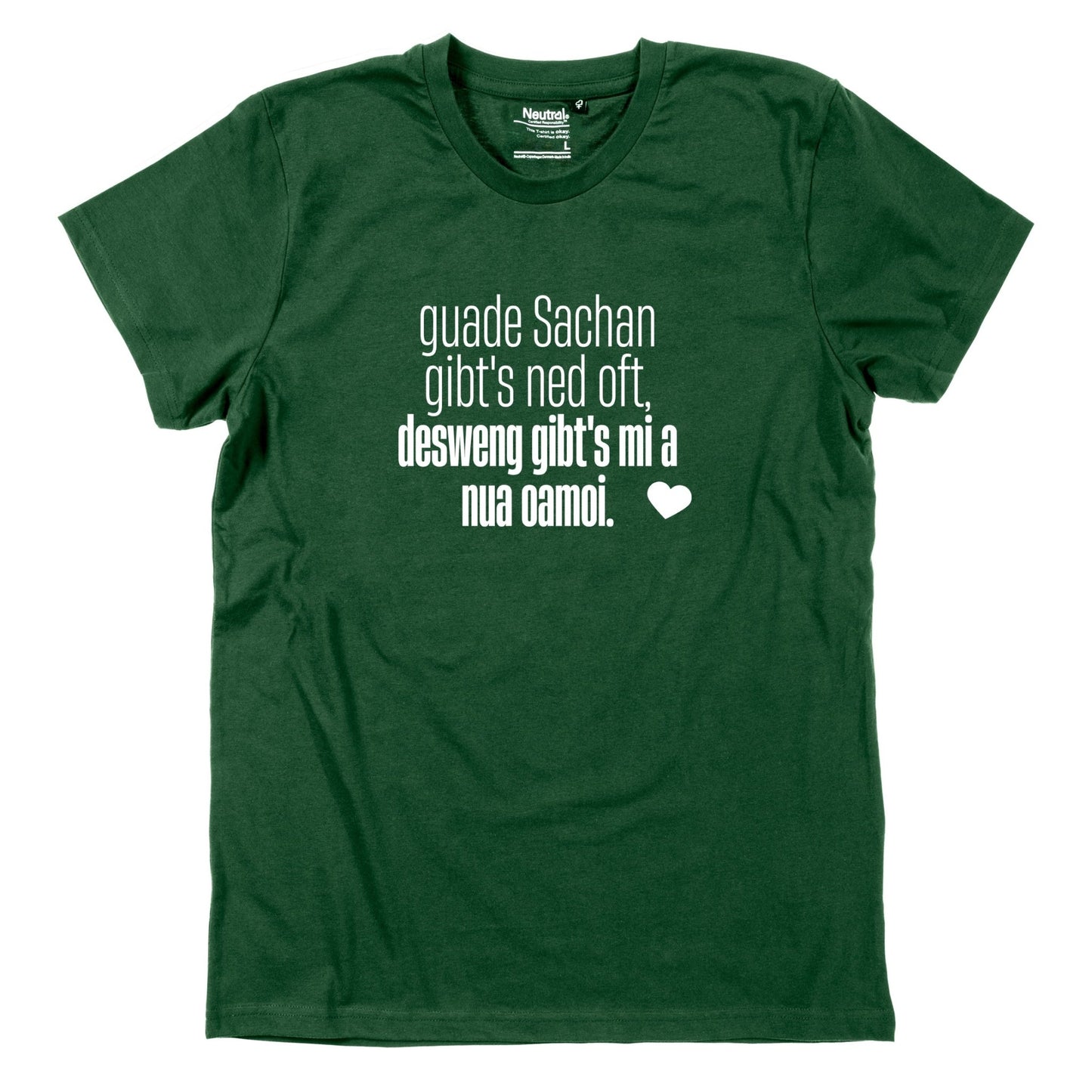 Herren - Shirt "Guade Sachan" - meinherzschlag.de