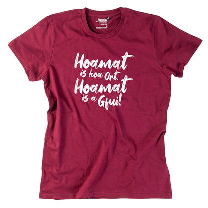 Herren - Shirt "Hoamat is a Gfui!" - meinherzschlag.de