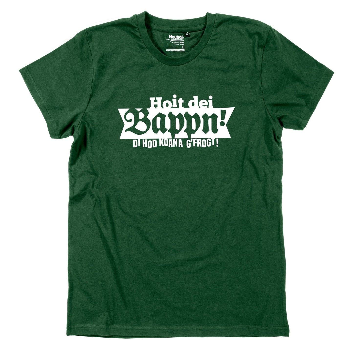 Herren - Shirt "Hoit dei Bappn!" - meinherzschlag.de