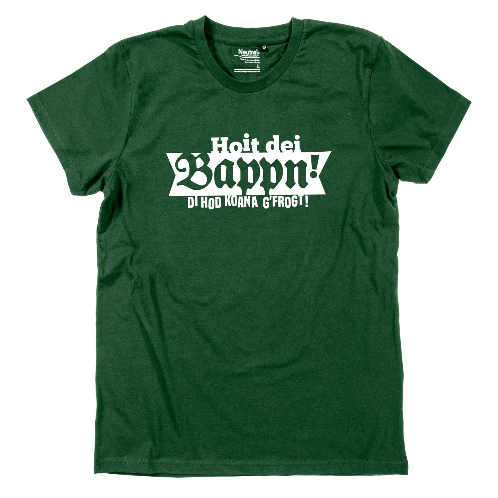 Herren - Shirt "Hoit dei Bappn!" - meinherzschlag.de