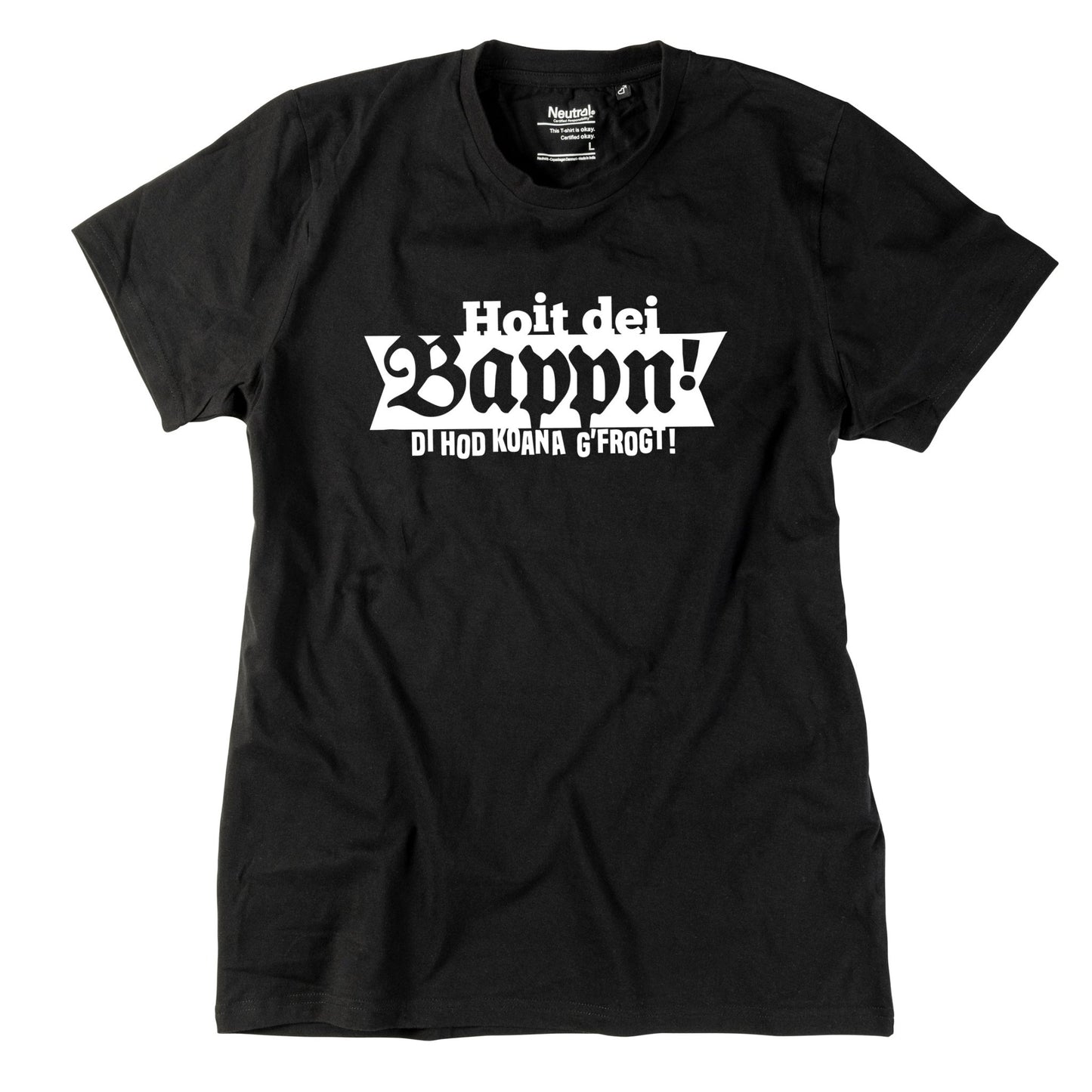 Herren - Shirt "Hoit dei Bappn!" - meinherzschlag.de