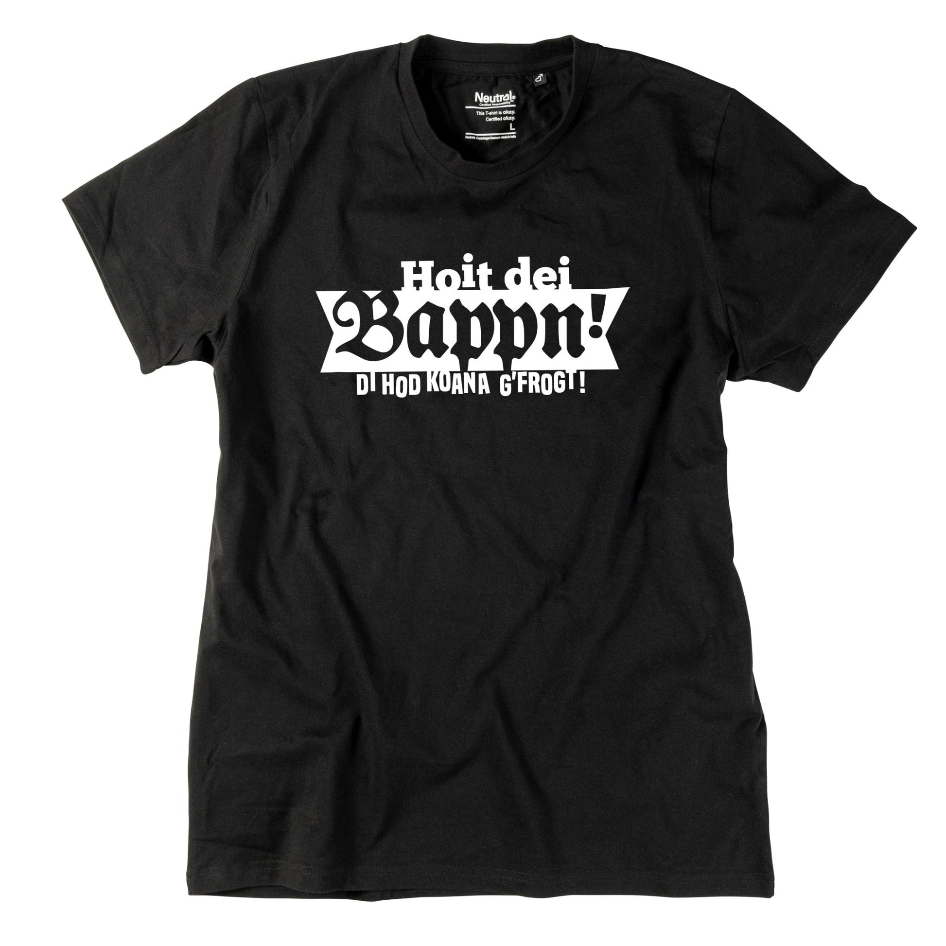 Herren - Shirt "Hoit dei Bappn!" - meinherzschlag.de