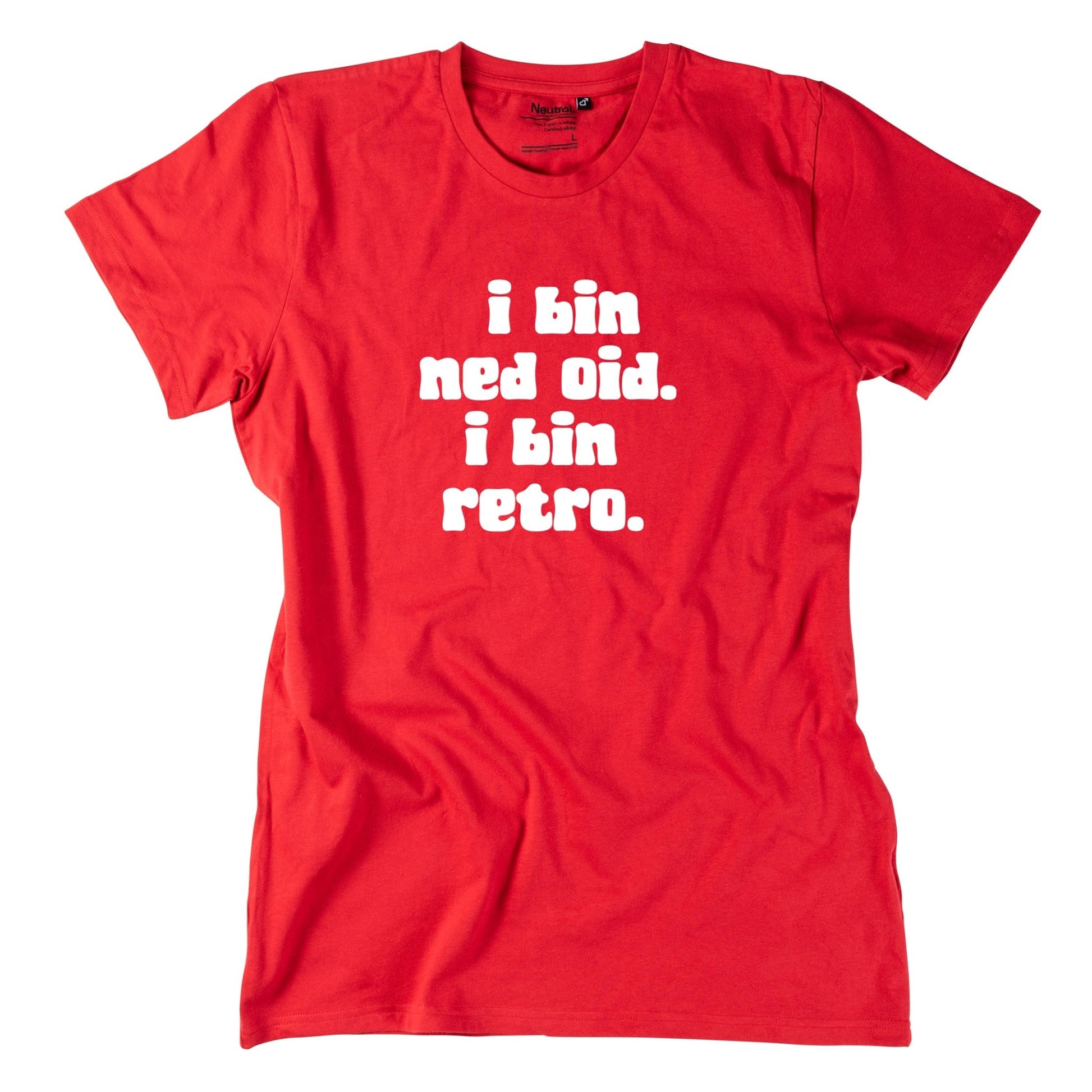Herren - Shirt "I bin ned oid. I bin retro." - meinherzschlag.de
