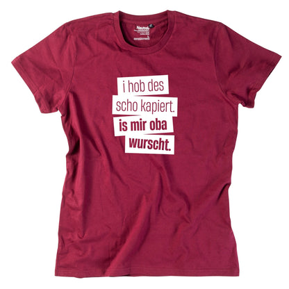 Herren - Shirt "I hob des scho kapiert" - meinherzschlag.de