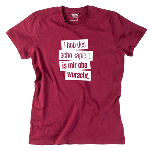 Herren - Shirt "I hob des scho kapiert" - meinherzschlag.de