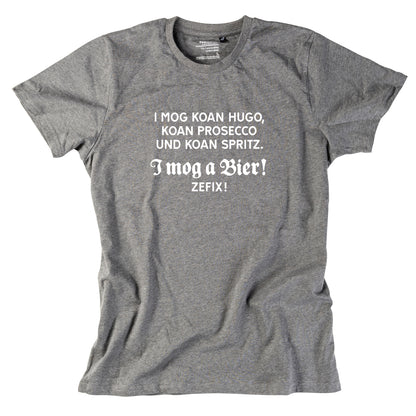Herren-Shirt "I mog a Bier! ZEFIX!"