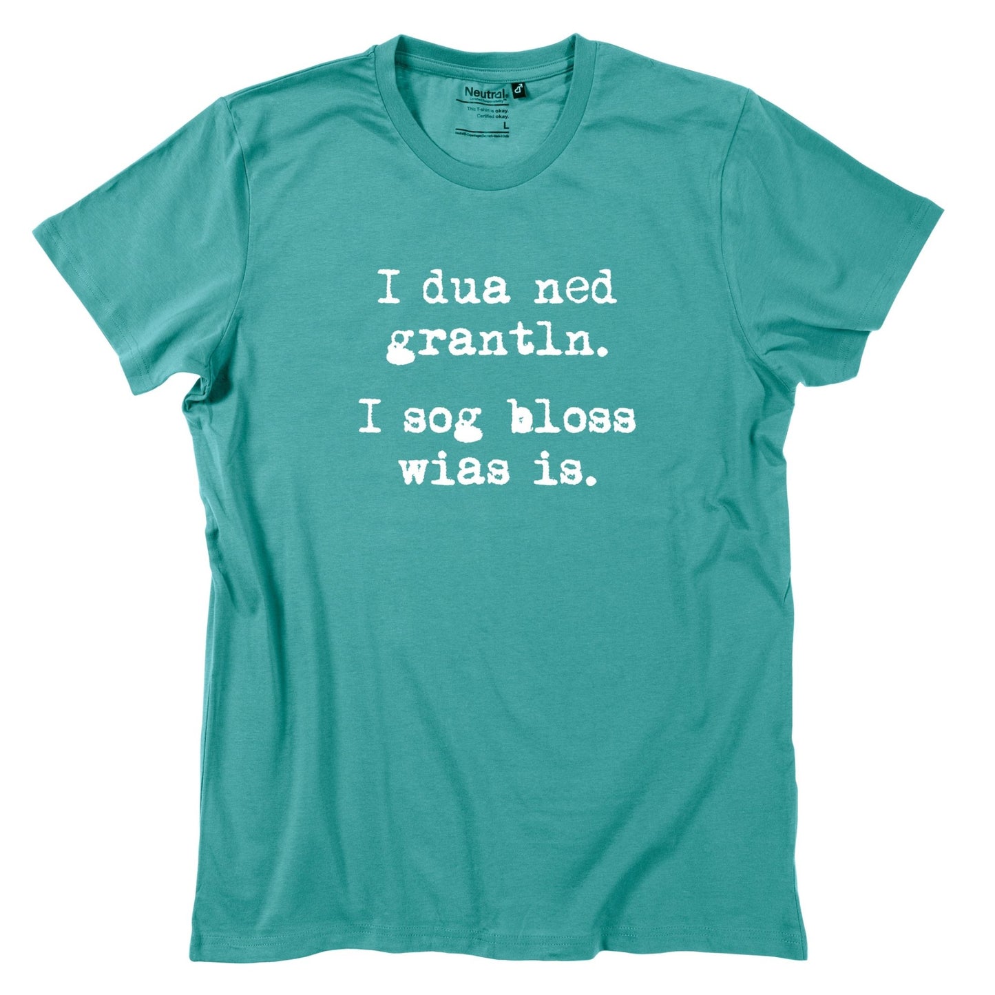 Herren - Shirt "I sog bloss wia's is" - meinherzschlag.de