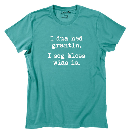 Herren - Shirt "I sog bloss wia's is" - meinherzschlag.de