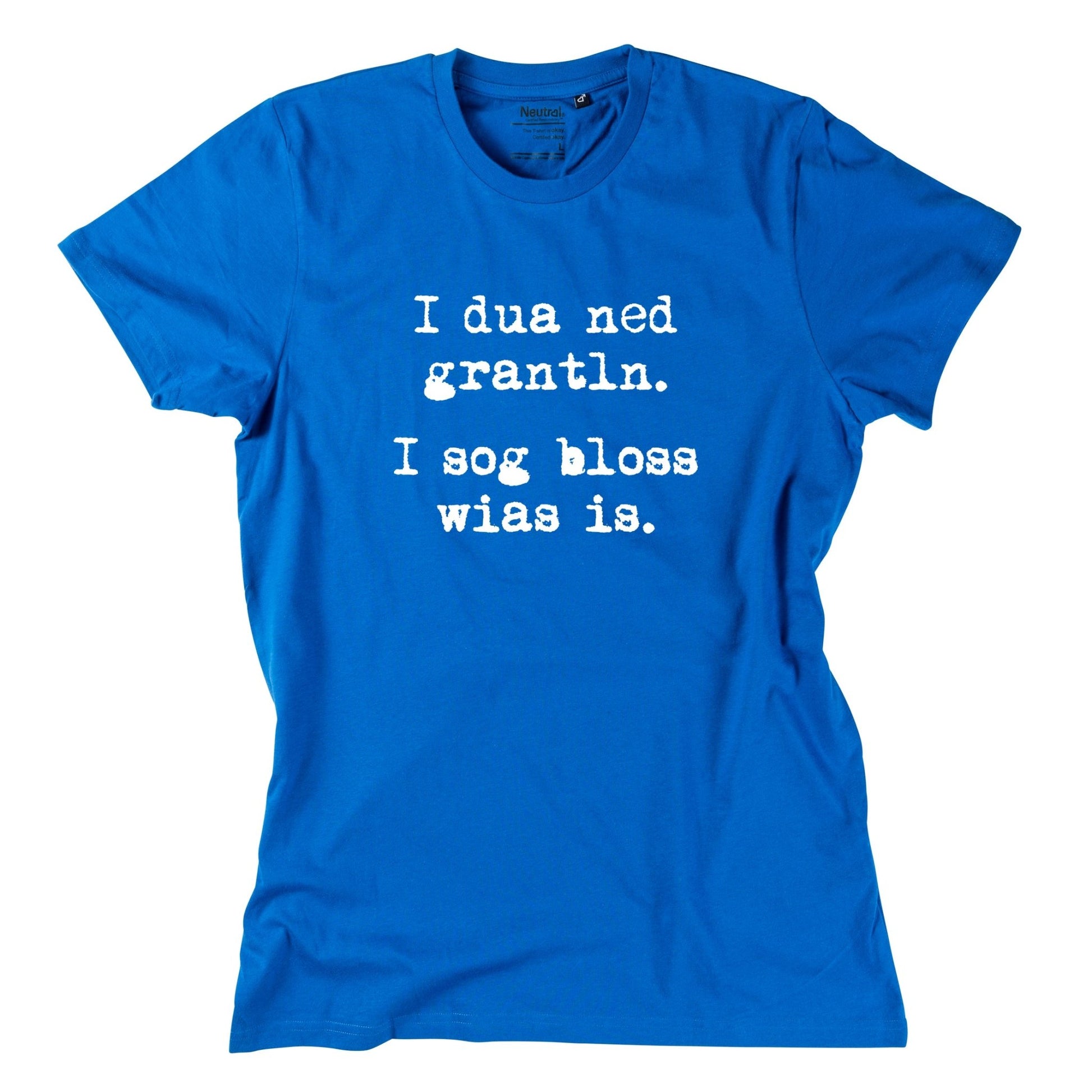Herren - Shirt "I sog bloss wia's is" - meinherzschlag.de