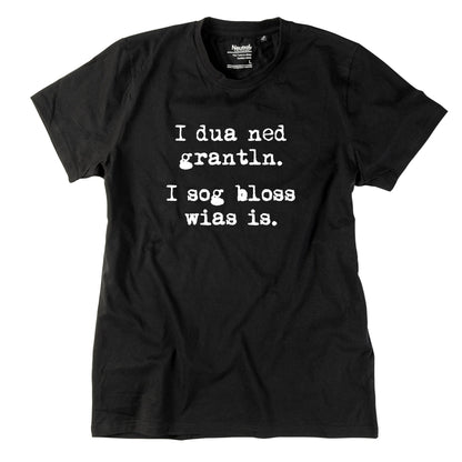 Herren - Shirt "I sog bloss wia's is" - meinherzschlag.de