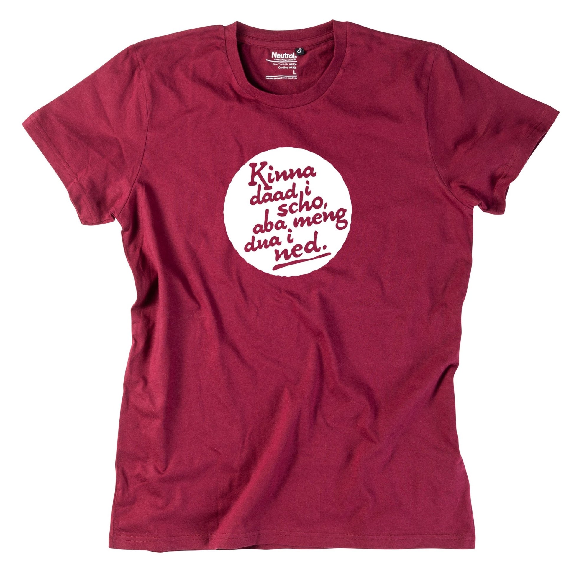 Herren - Shirt "Kinna dad i scho" - meinherzschlag.de