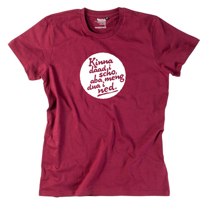 Herren - Shirt "Kinna dad i scho" - meinherzschlag.de