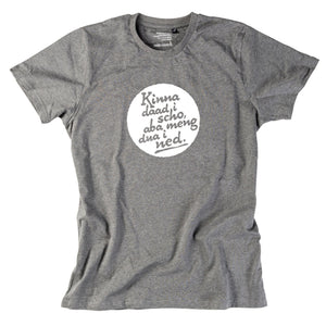 Herren - Shirt "Kinna dad i scho" - meinherzschlag.de