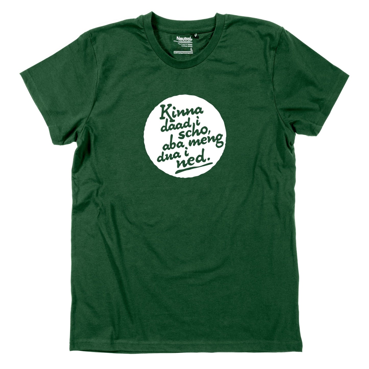 Herren - Shirt "Kinna dad i scho" - meinherzschlag.de