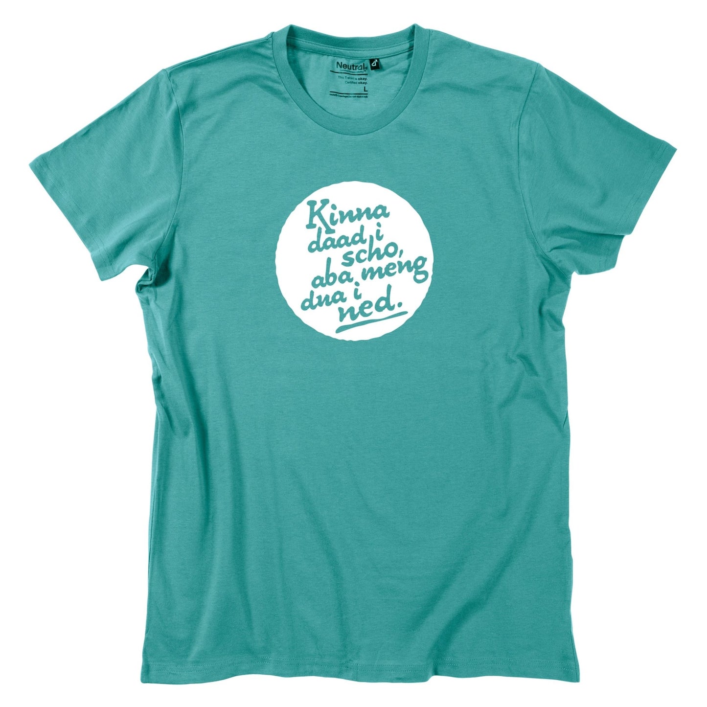 Herren - Shirt "Kinna dad i scho" - meinherzschlag.de