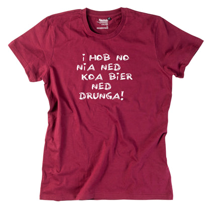Herren - Shirt "Koa Bier ned drunga!" - meinherzschlag.de