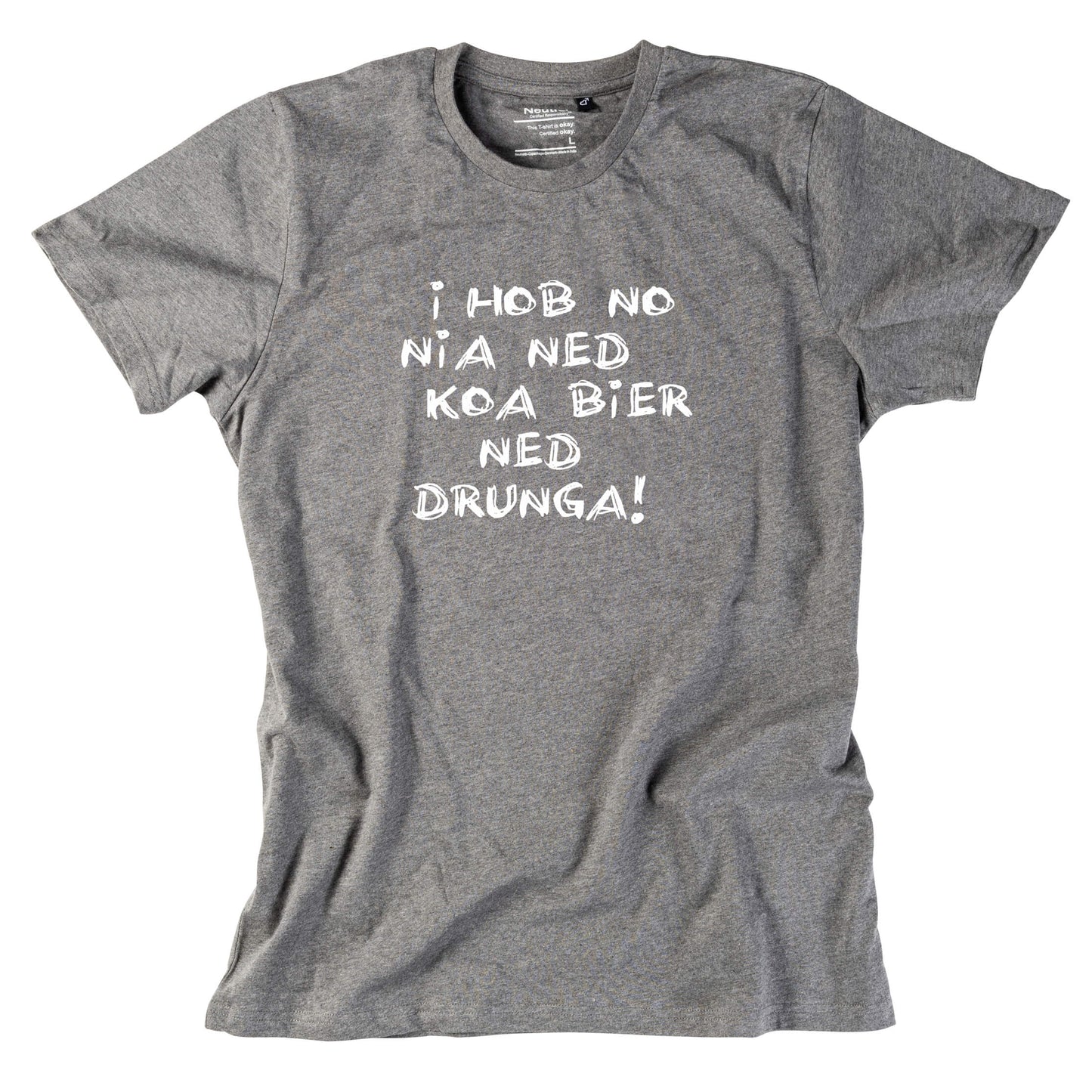 Herren - Shirt "Koa Bier ned drunga!" - meinherzschlag.de