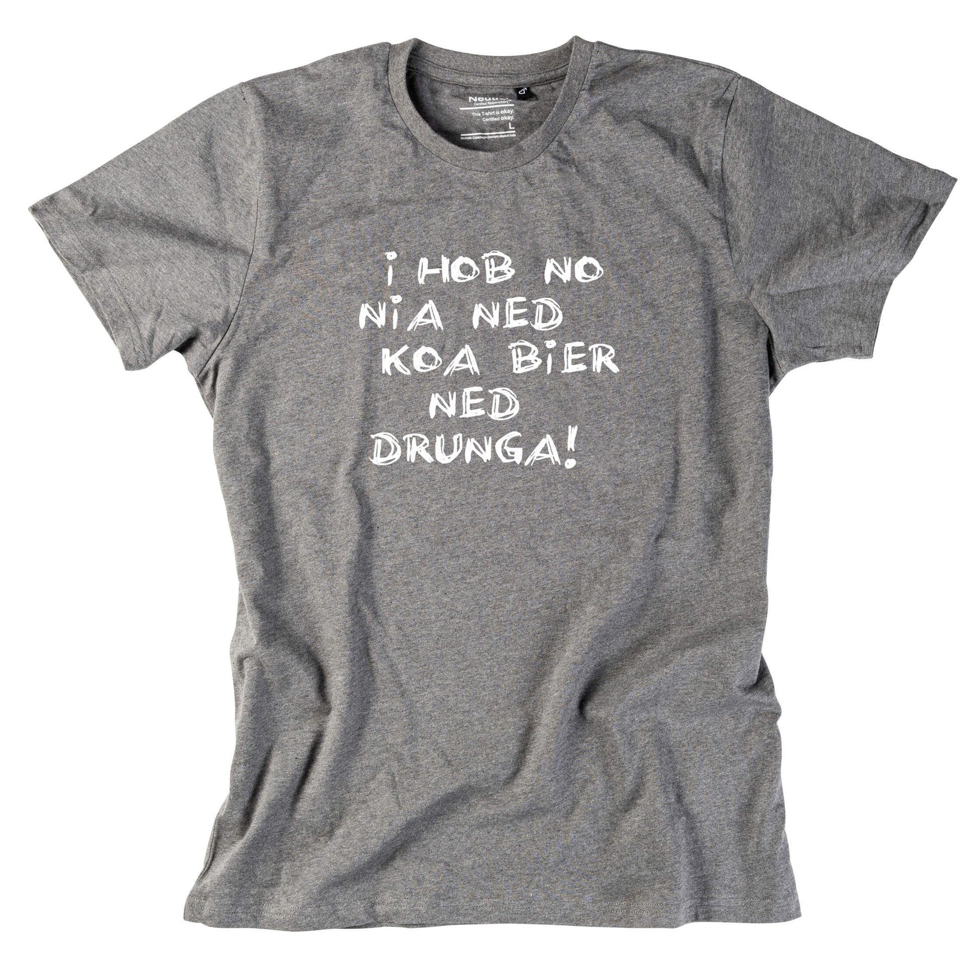 Herren - Shirt "Koa Bier ned drunga!" - meinherzschlag.de