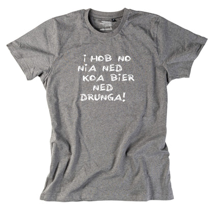 Herren - Shirt "Koa Bier ned drunga!" - meinherzschlag.de