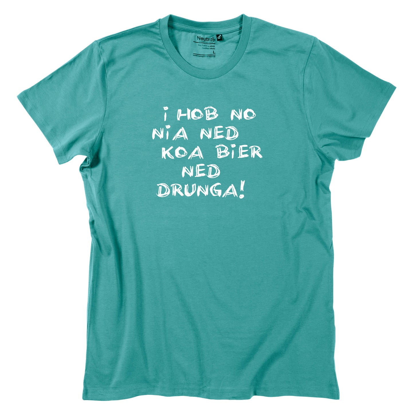 Herren - Shirt "Koa Bier ned drunga!" - meinherzschlag.de