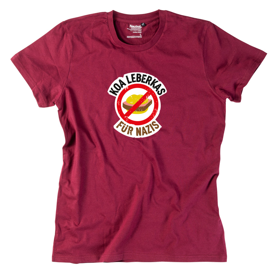 Herren-Shirt "Koa Leberkas für Nazis!"