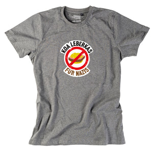 Herren-Shirt "Koa Leberkas für Nazis!"
