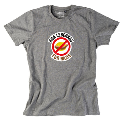 Herren-Shirt "Koa Leberkas für Nazis!"
