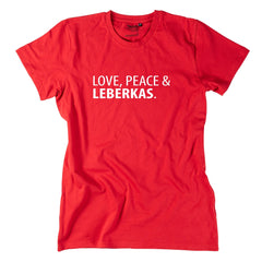 Herren-Shirt "Love, Peace & Leberkas"