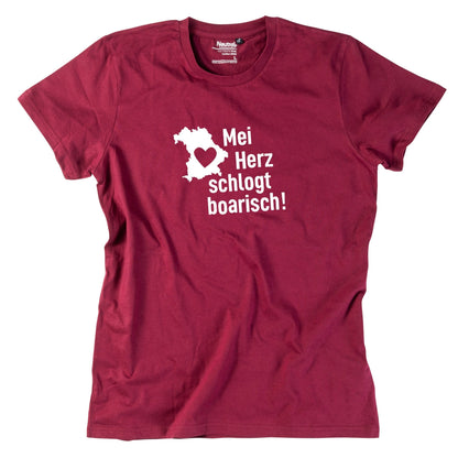 Herren - Shirt "Mei Herz schlogt boarisch" - meinherzschlag.de