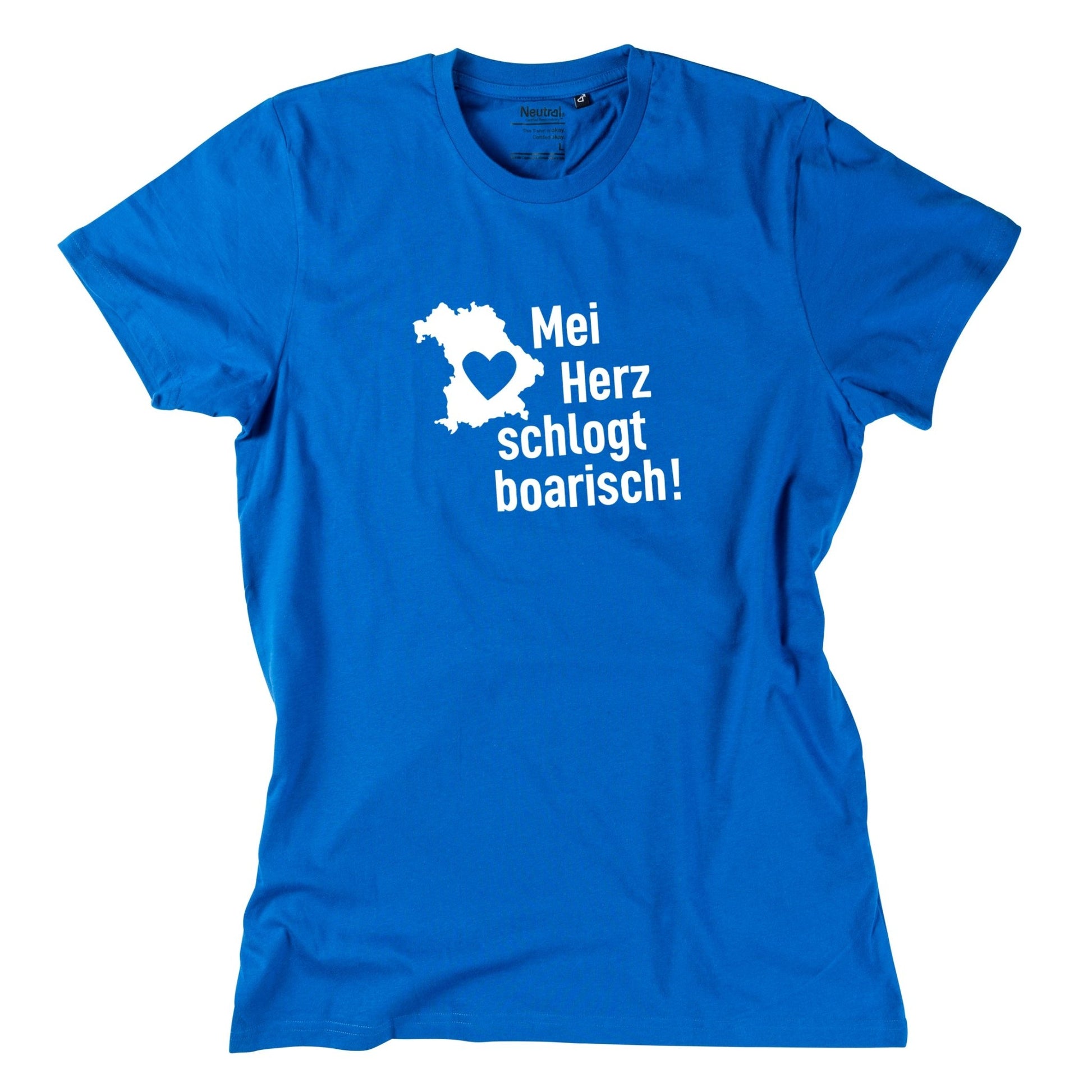 Herren - Shirt "Mei Herz schlogt boarisch" - meinherzschlag.de