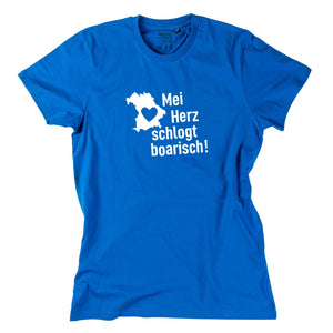 Herren - Shirt "Mei Herz schlogt boarisch" - meinherzschlag.de