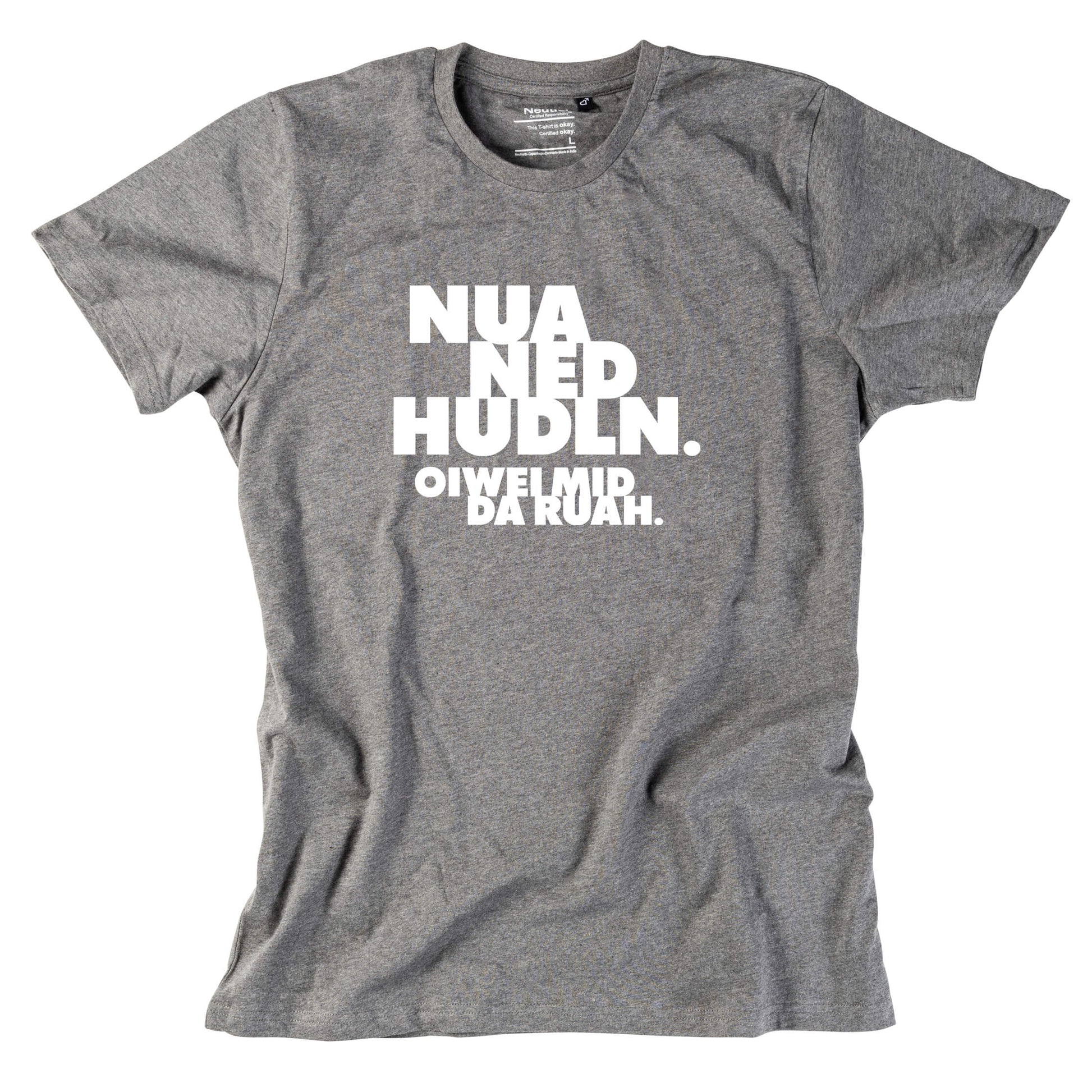 Herren - Shirt "Nua ned hudln" - meinherzschlag.de
