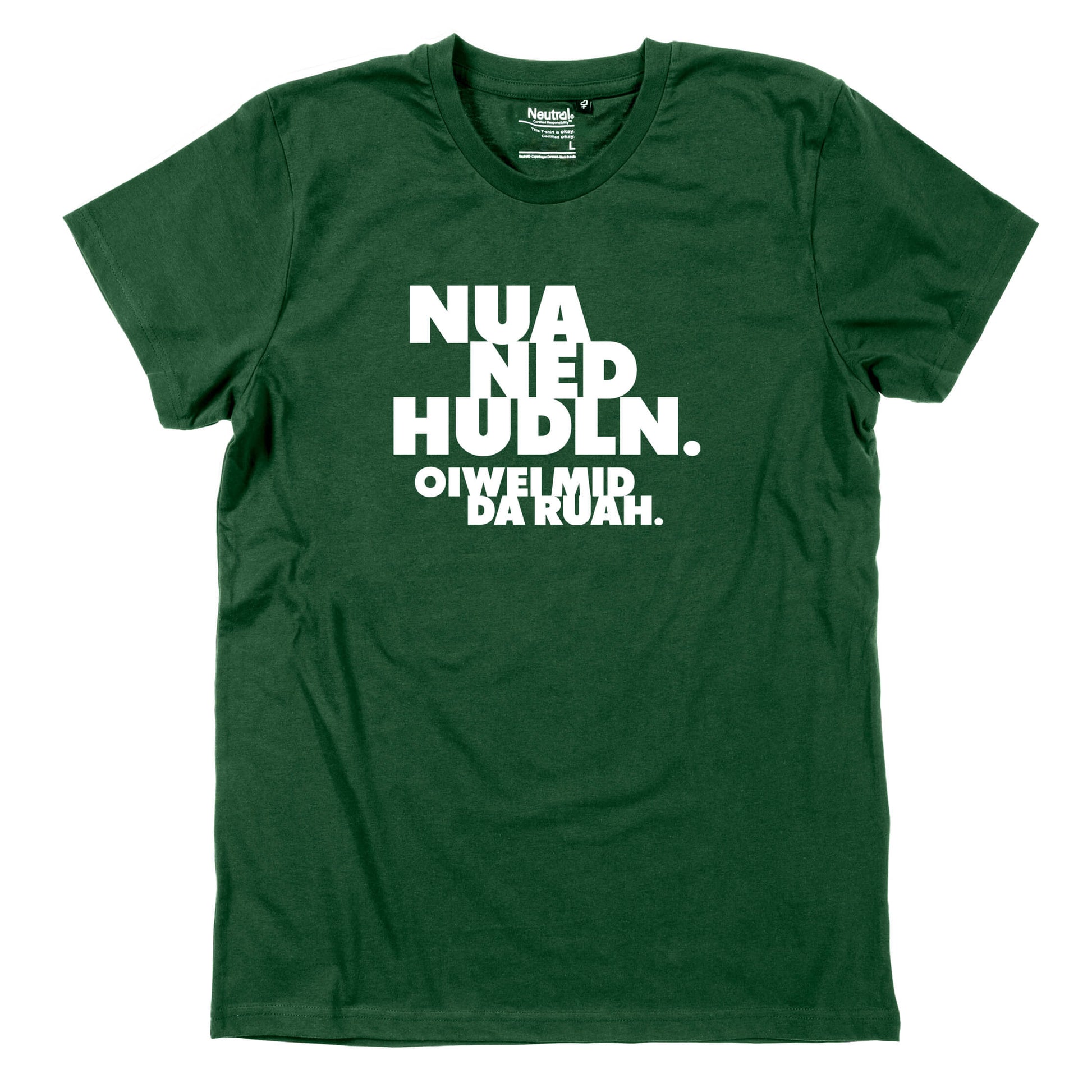 Herren - Shirt "Nua ned hudln" - meinherzschlag.de