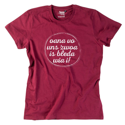 Herren - Shirt "Oana vo uns zwoa" - meinherzschlag.de