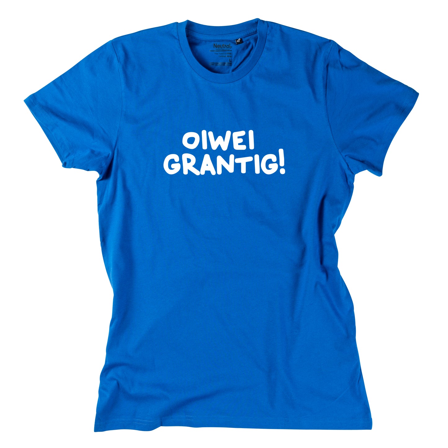 Herren-Shirt "oiwei grantig!"